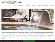 Tablet Screenshot of maderagua.com